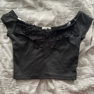 Lace crop top
